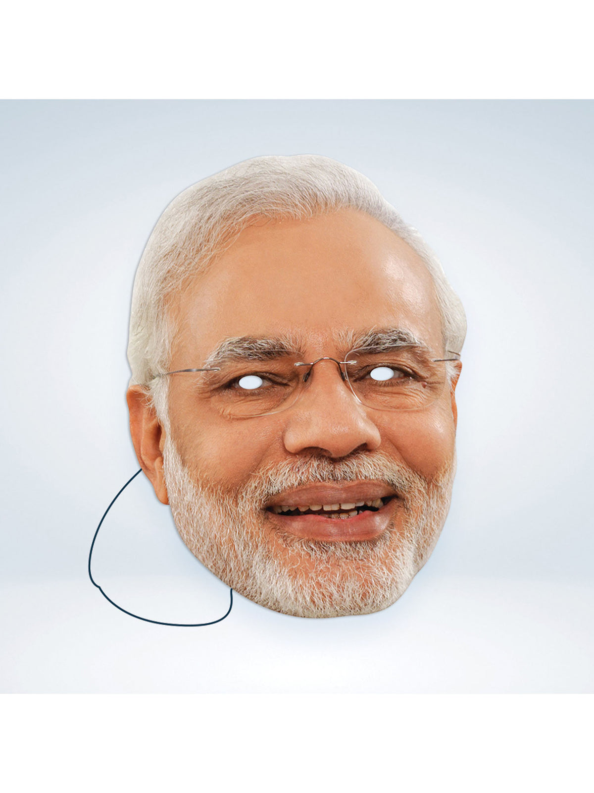 Rubies Narendra Modi Cardboard-Maske – Rückansicht