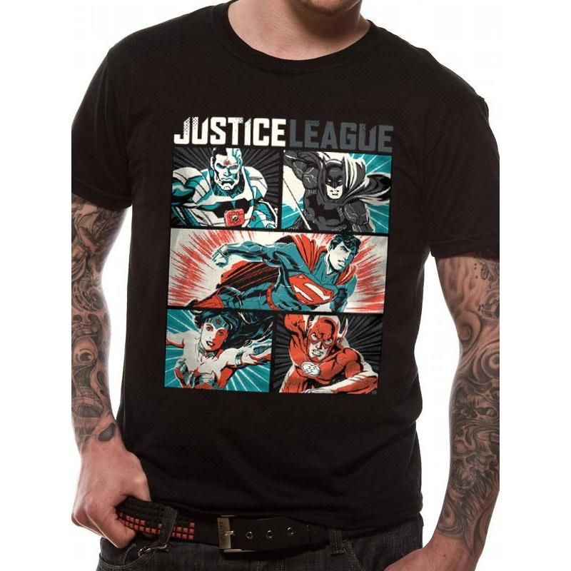 Rubies Justice League (DC) Justice League Comics Pop Art T-Shirt T-Shirts für Unisex
