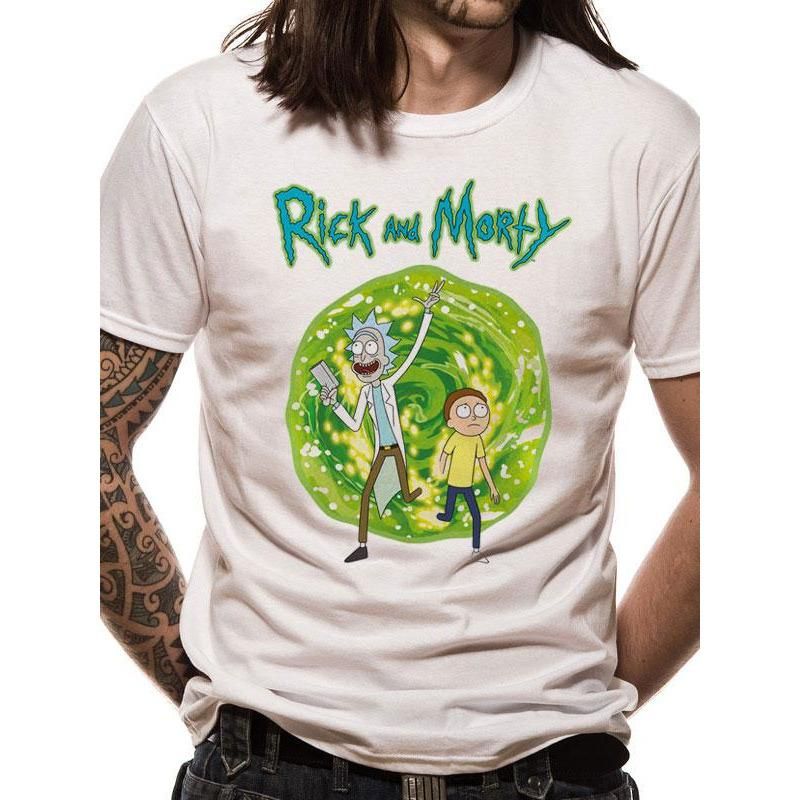 Rubies Rick And Morty Portal Front Only Unisex T-Shirt T-Shirts