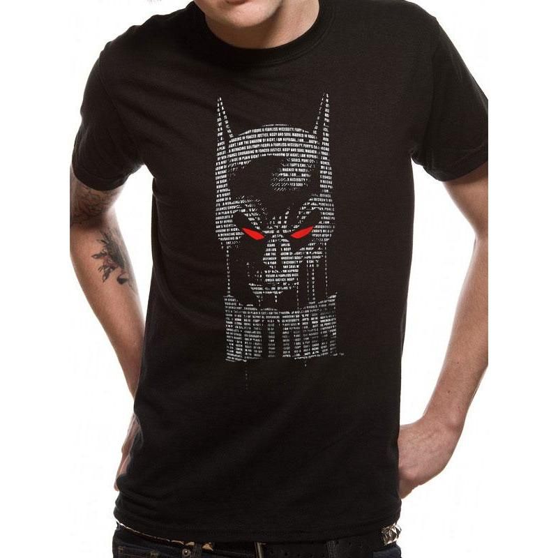 Rubies Batman (DC) Batman Text Skull Unisex T-Shirt T-Shirts