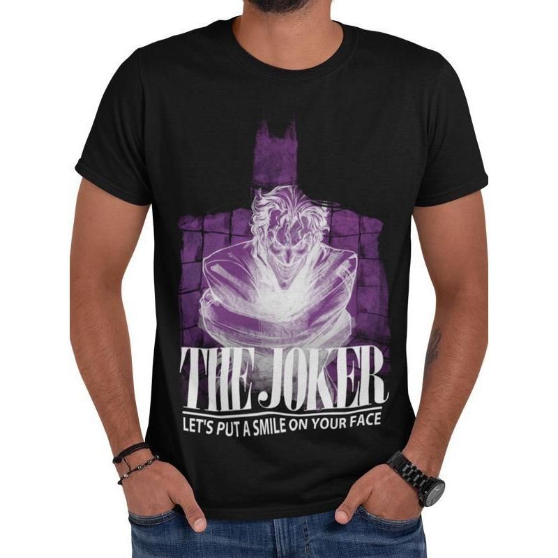 Rubies Batman (DC) Batman Joker Asylum Jacket Unisex T-Shirt T-Shirts