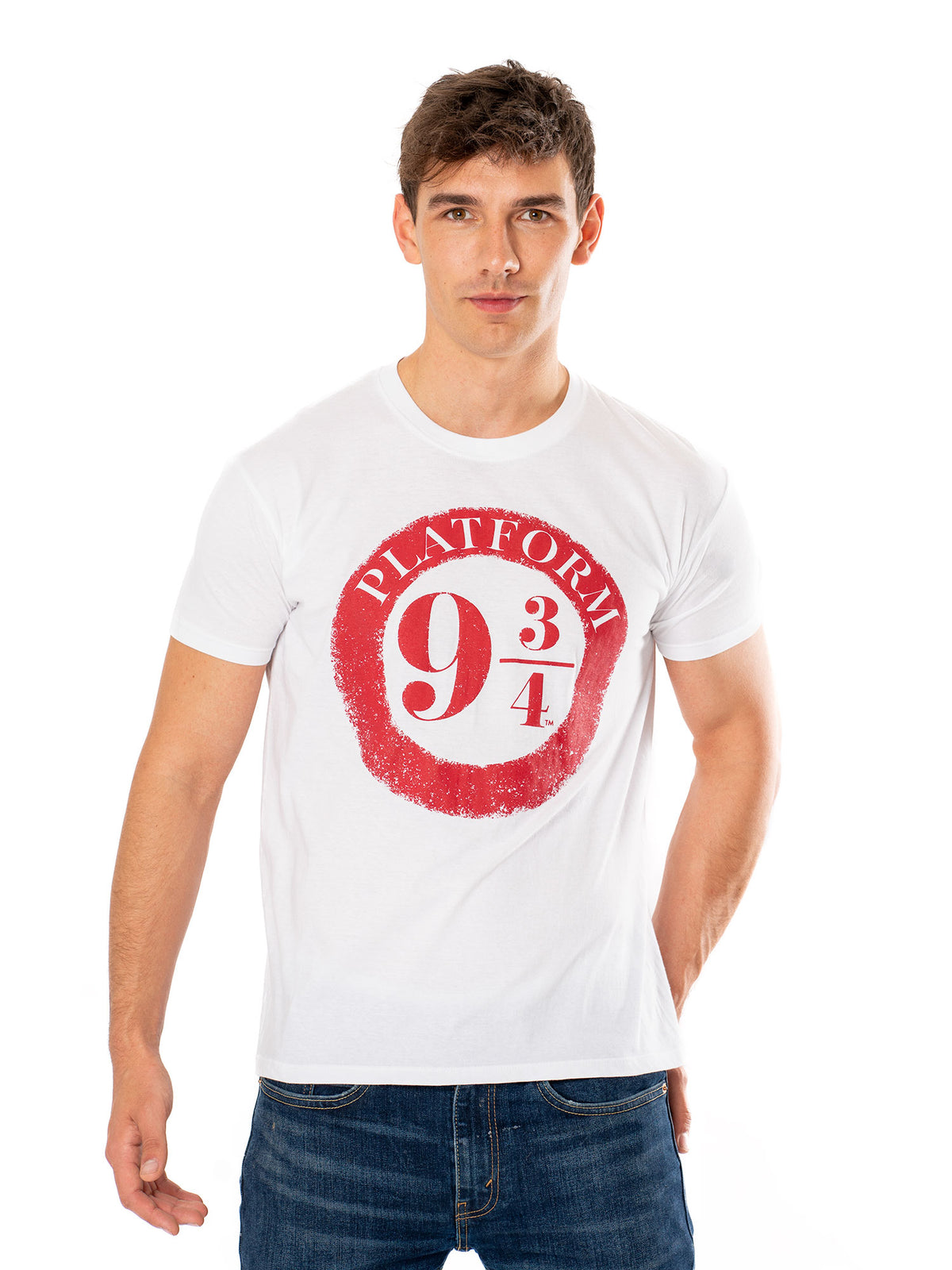Rubies White Platform 9 3/4 Harry Potter Unisex T-Shirt T-Shirts