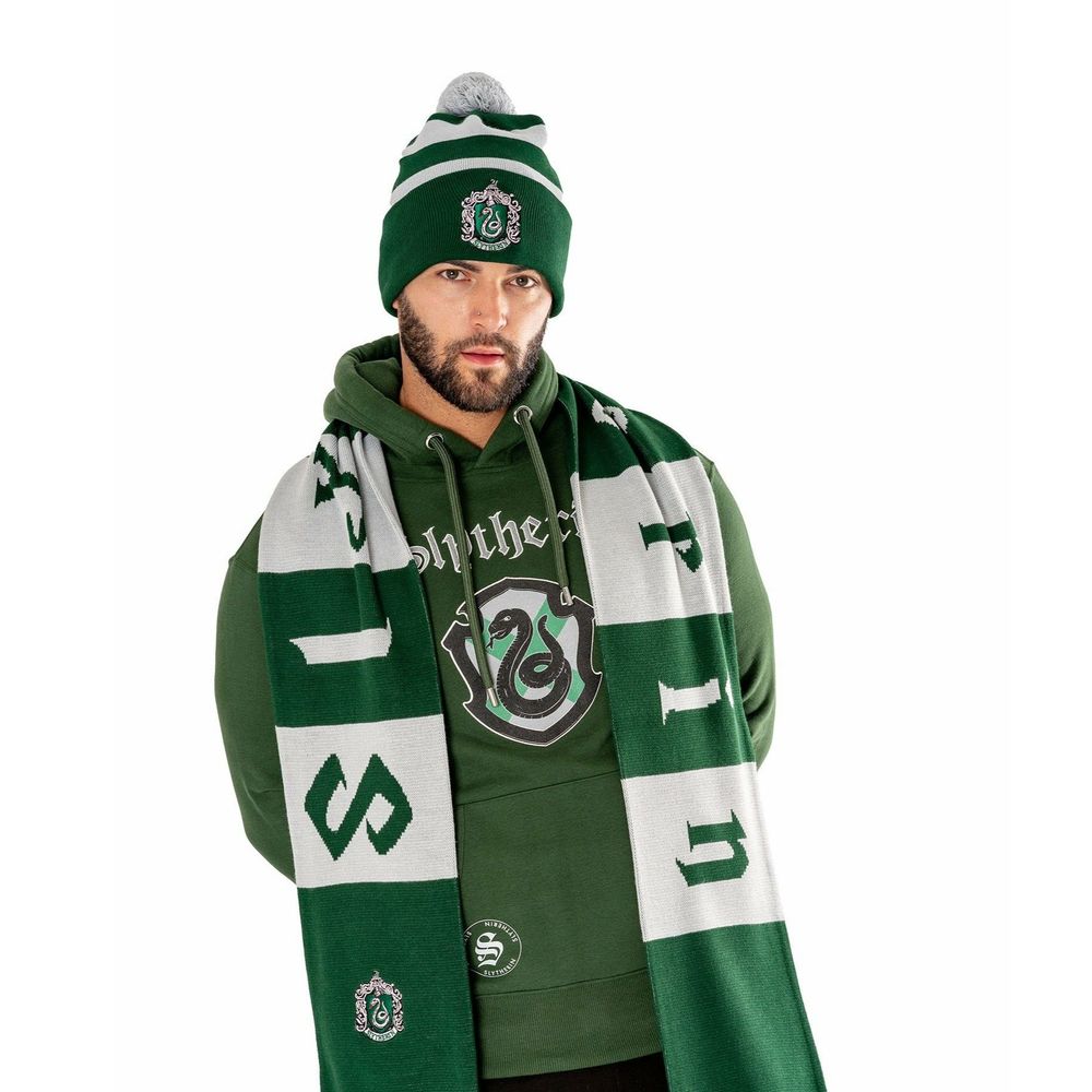 Rubies Slytherin Long Length Embroidered Harry Potter Scarf Kostümzubehör für Unisex