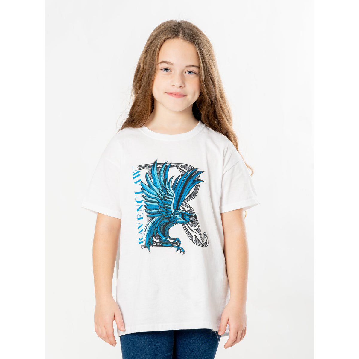 Rubies Harry Potter Kids White Ravenclaw Mosaic T-Shirt T-Shirts für Unisex
