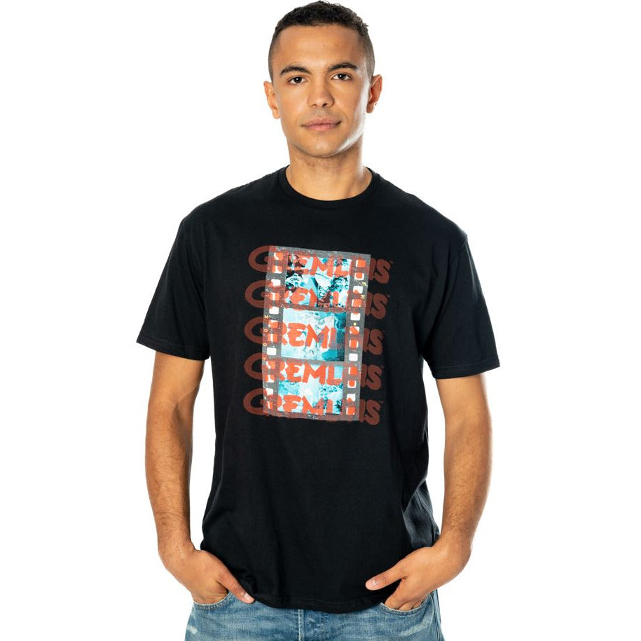 Rubies Stripe Gremlins Adult Unisex Evil Reel T-Shirt T-Shirts