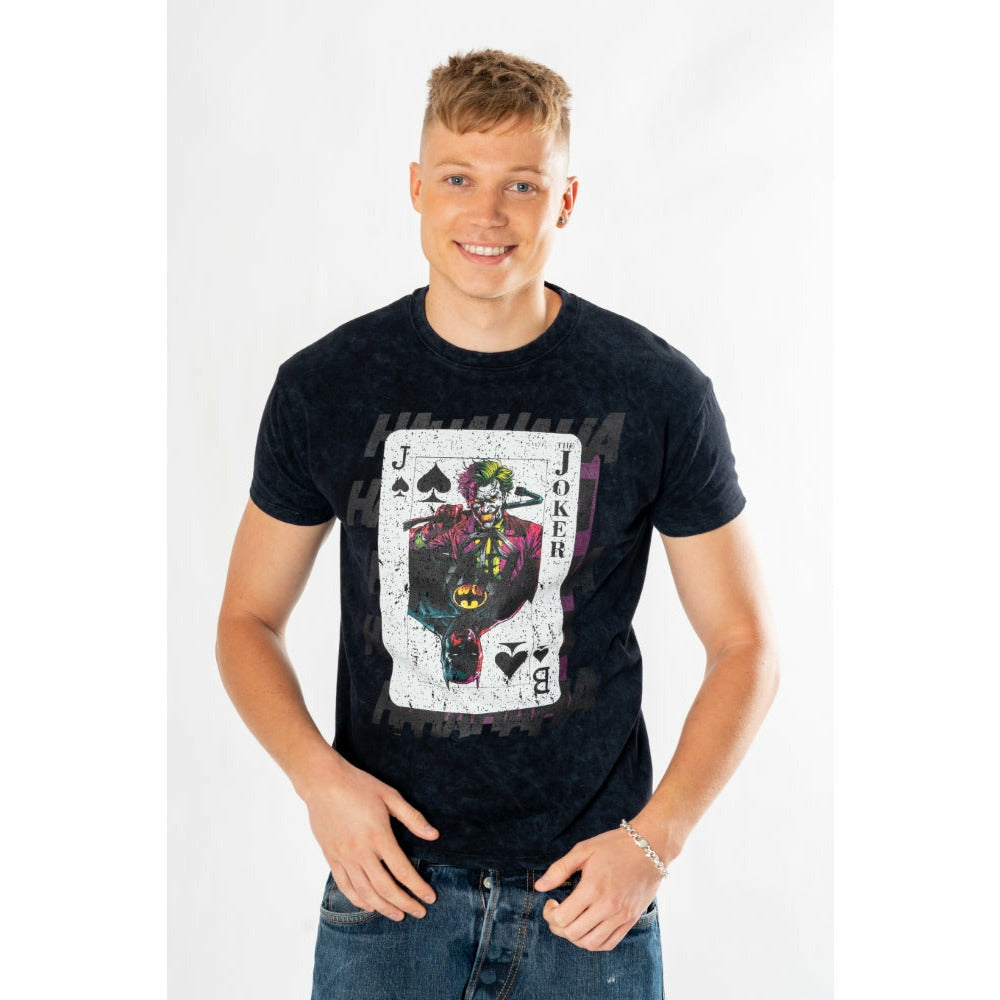 Rubies Joker Adult Unisex Acid Wash Playing Card T-Shirt T-Shirts