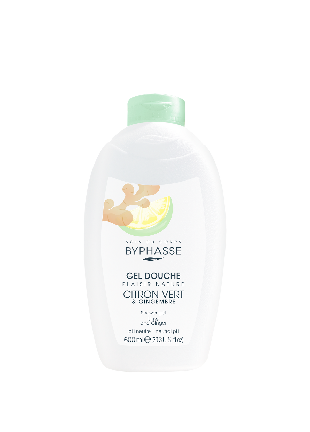 Byphasse Citron Vert y Jengibre Duschgel 600 ml