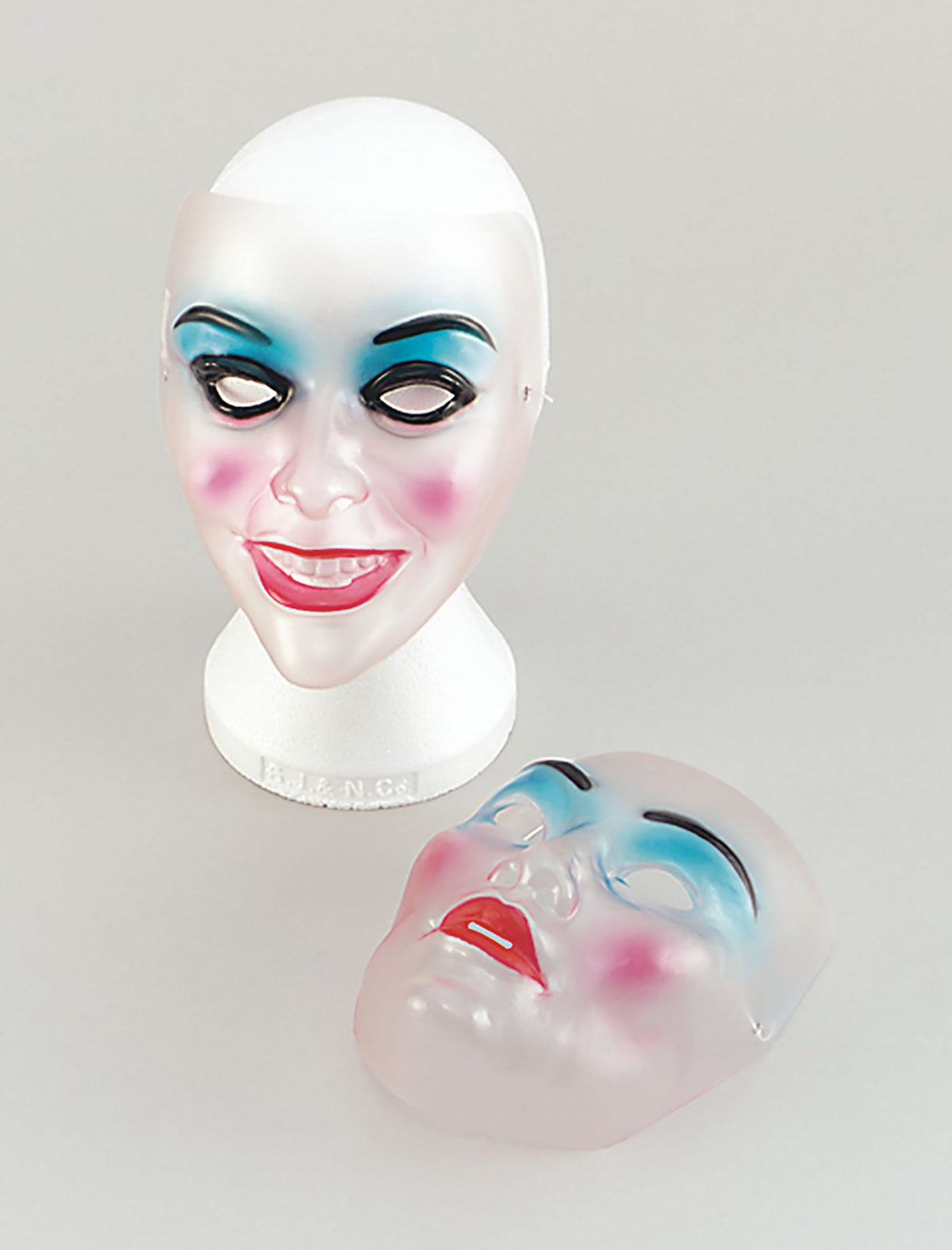 Rubies transparente Damenmaske 12er-Pack