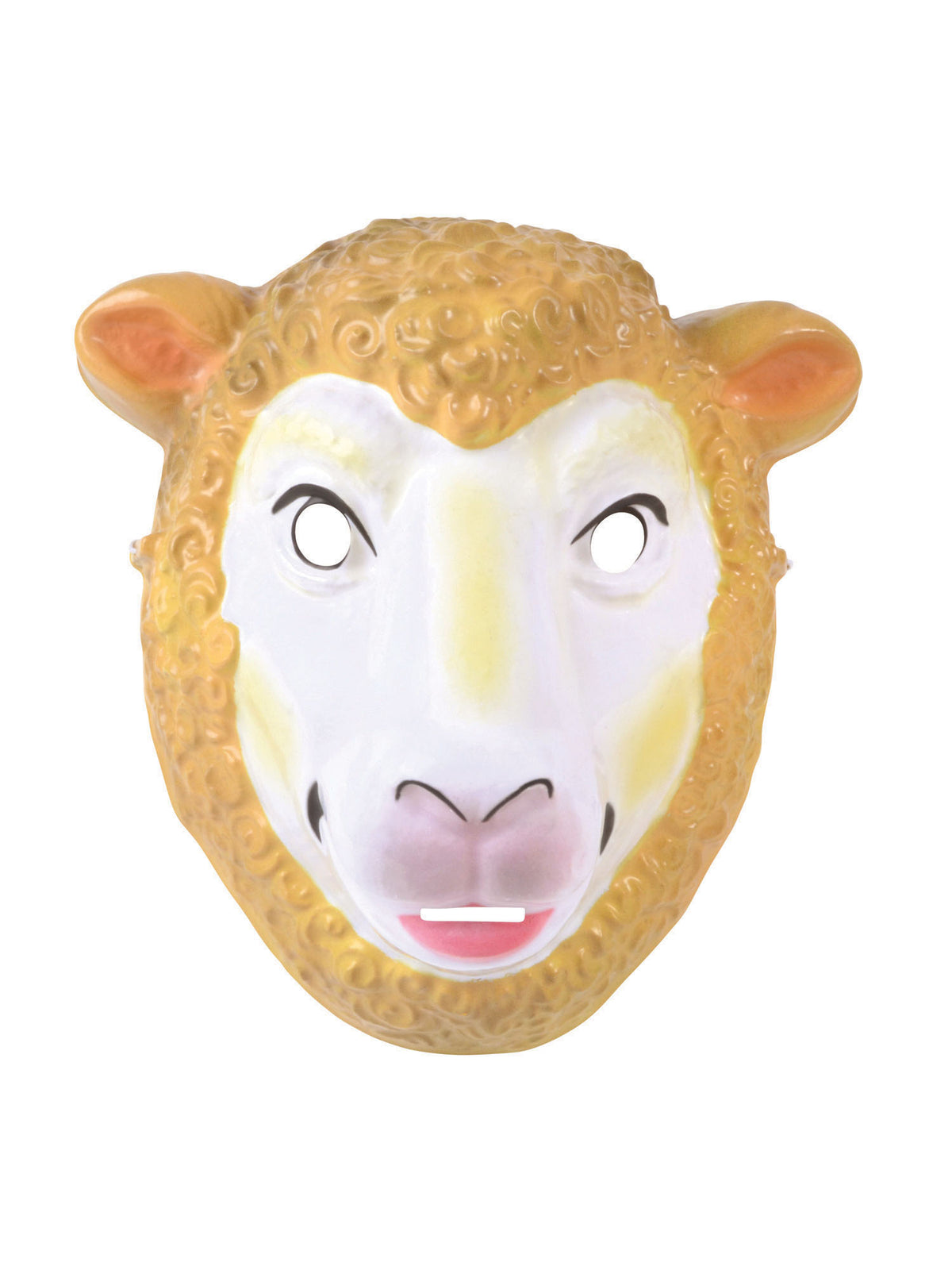 Rubies Sheep Plastic Mask Plastic and Card Masks