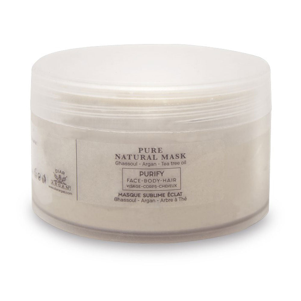NATURAL MASK pure argan oil and ghassoul 200 ml