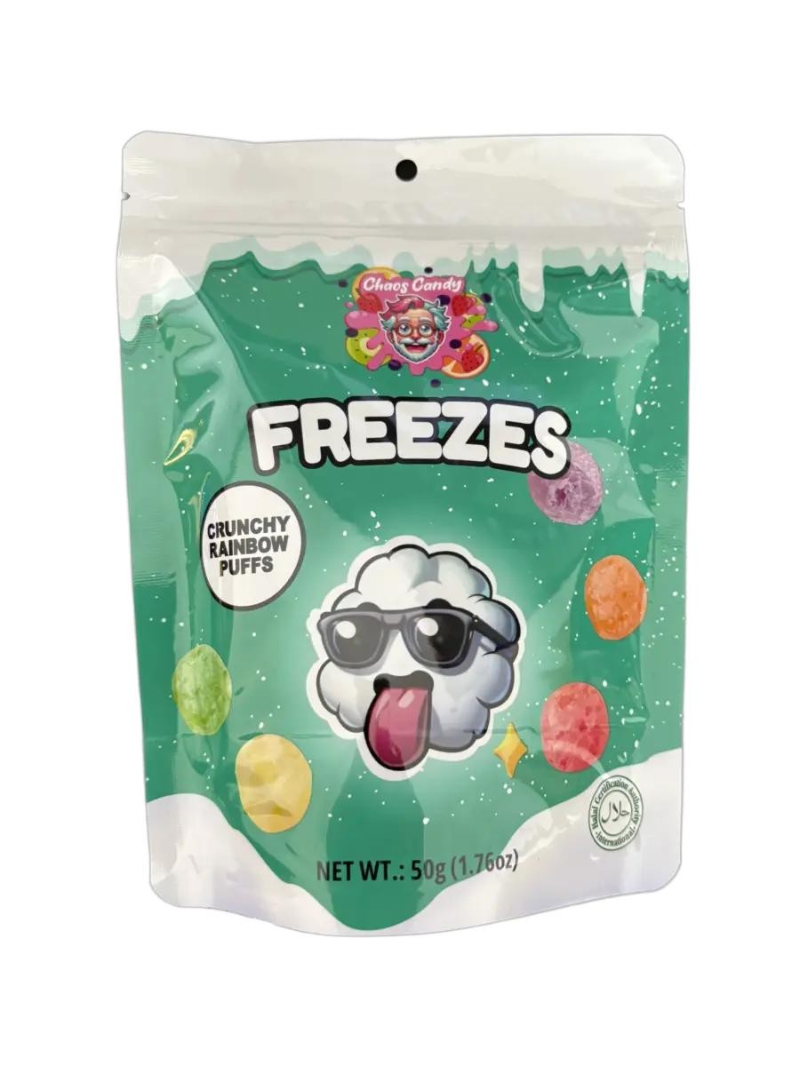 Chaos Candy - Freezes Dried Candy - Crunchy Rainbow Puffs 50 g