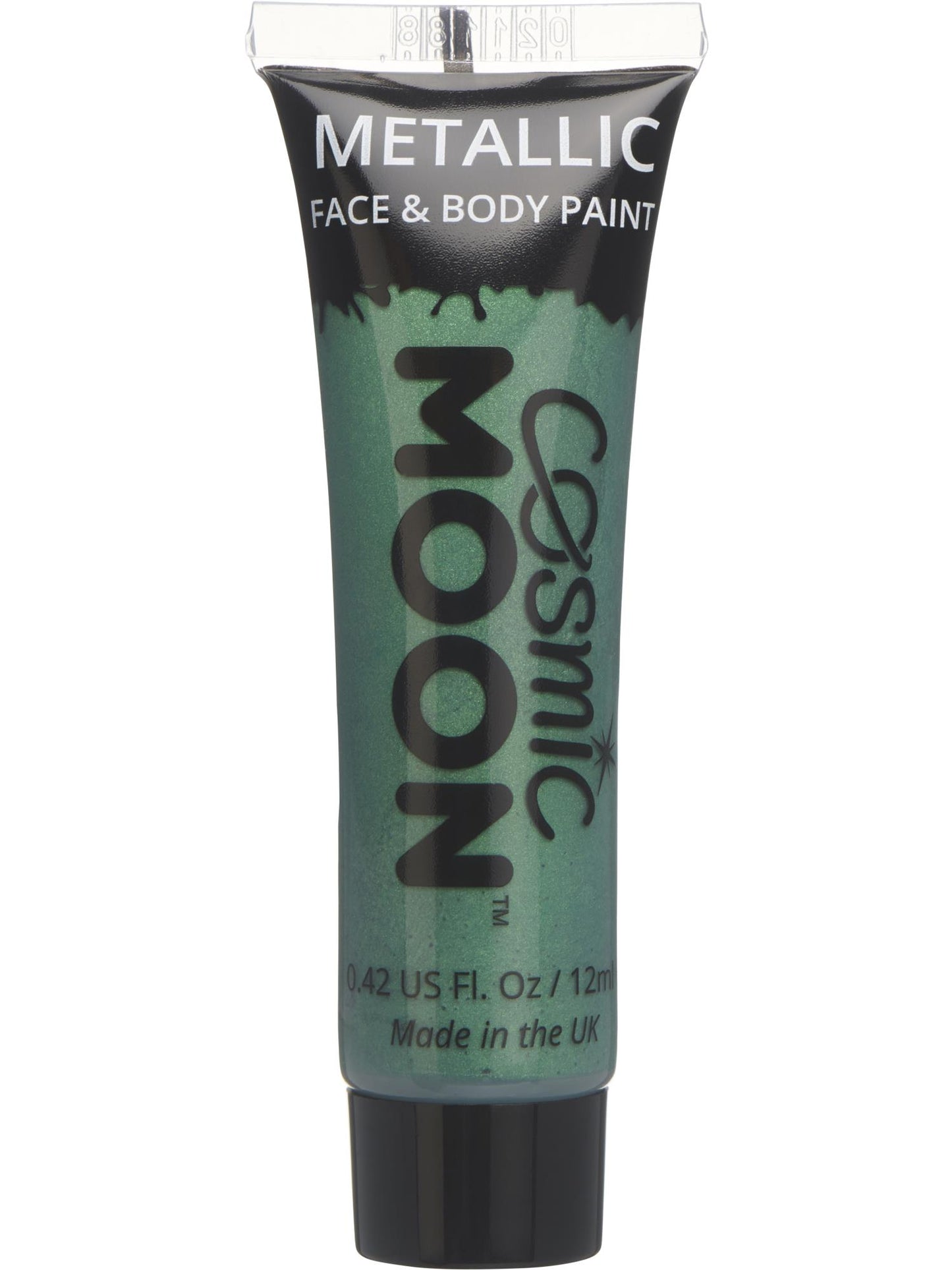 Smiffys Cosmic Moon Metallic Face & Body paint, Green CD für Unisex