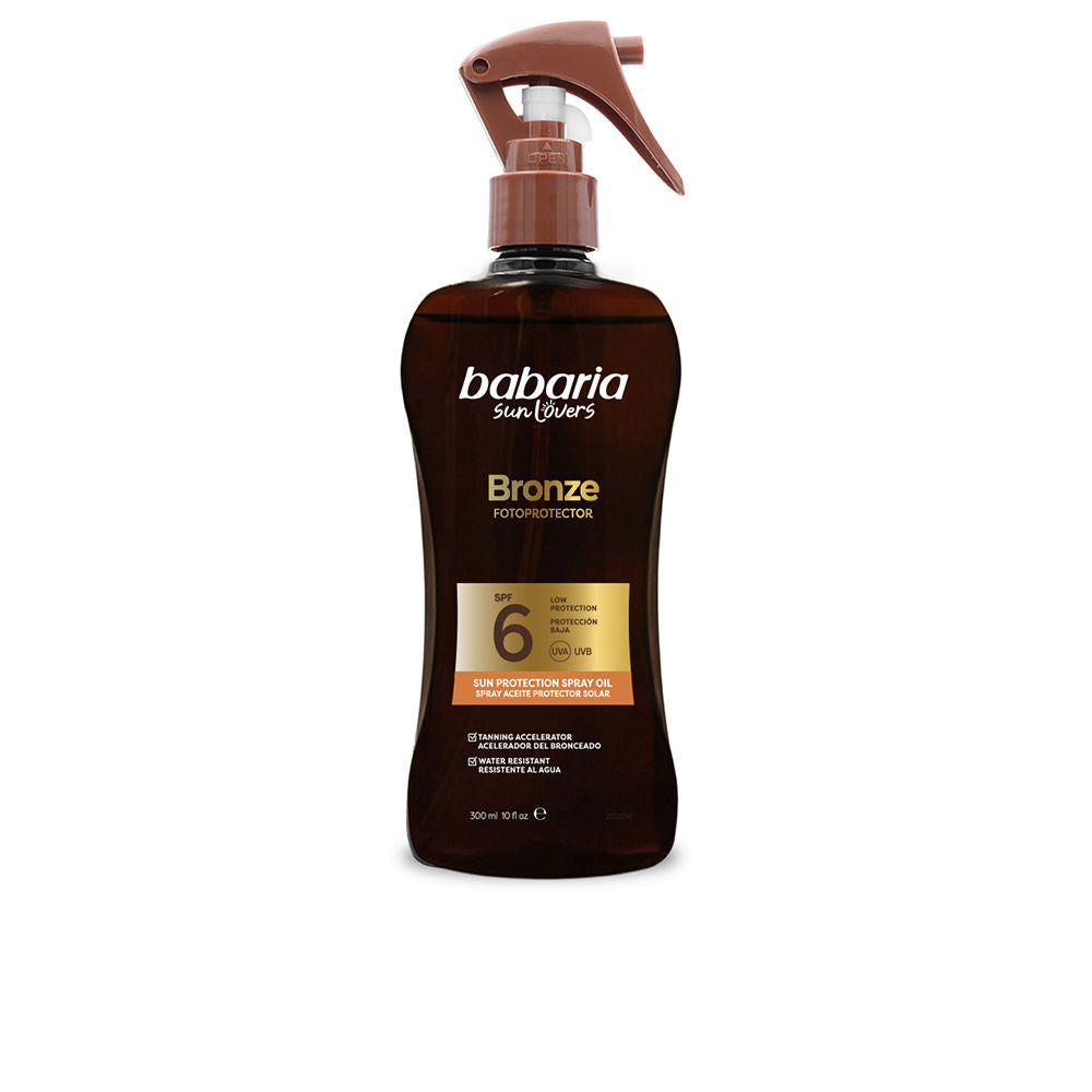 SUN LOVERS BRONZE spray aceite protector solar SPF6 300 ml