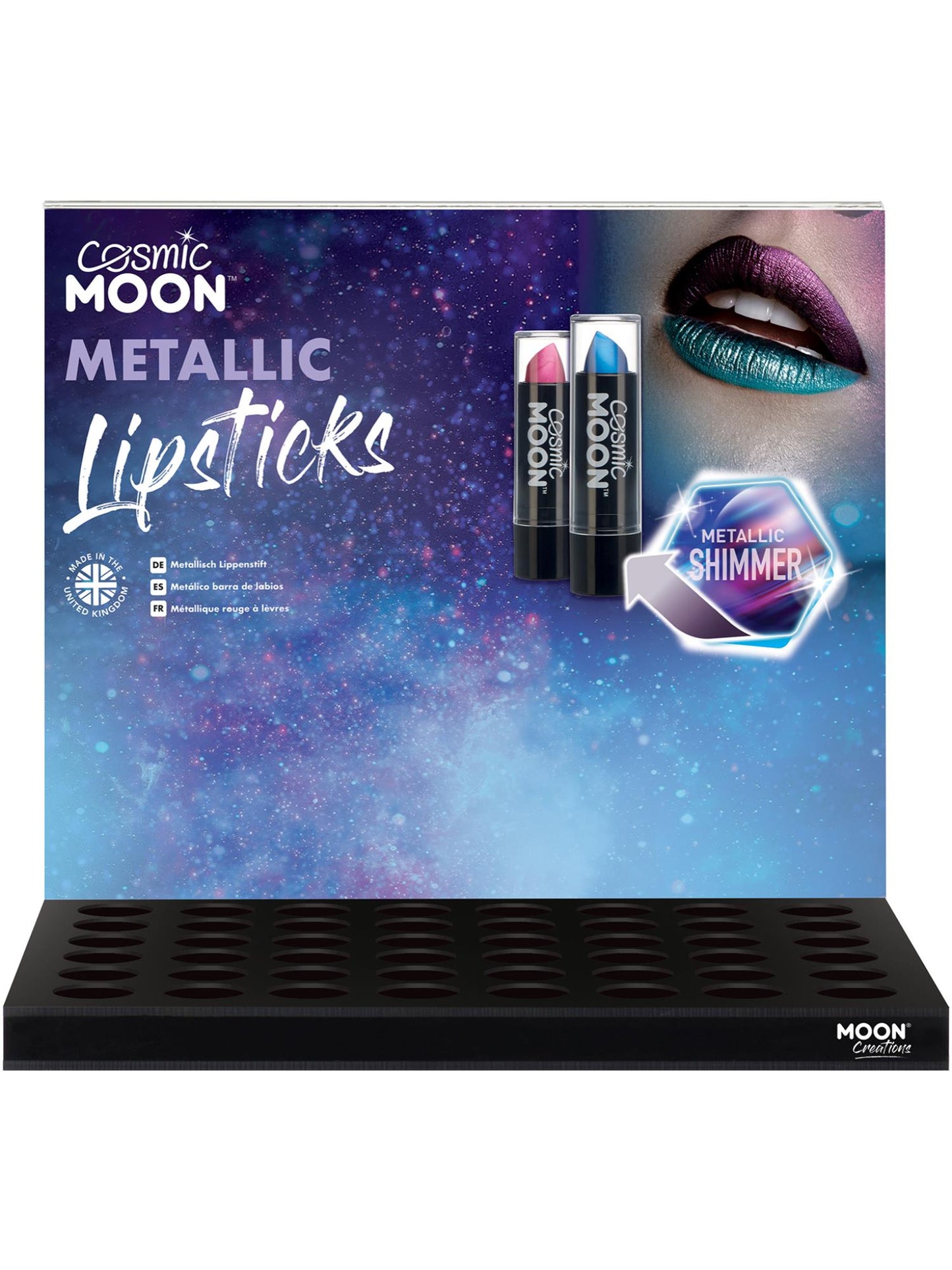 Smiffys Cosmic Moon Metallic Lipstick, SF für Unisex