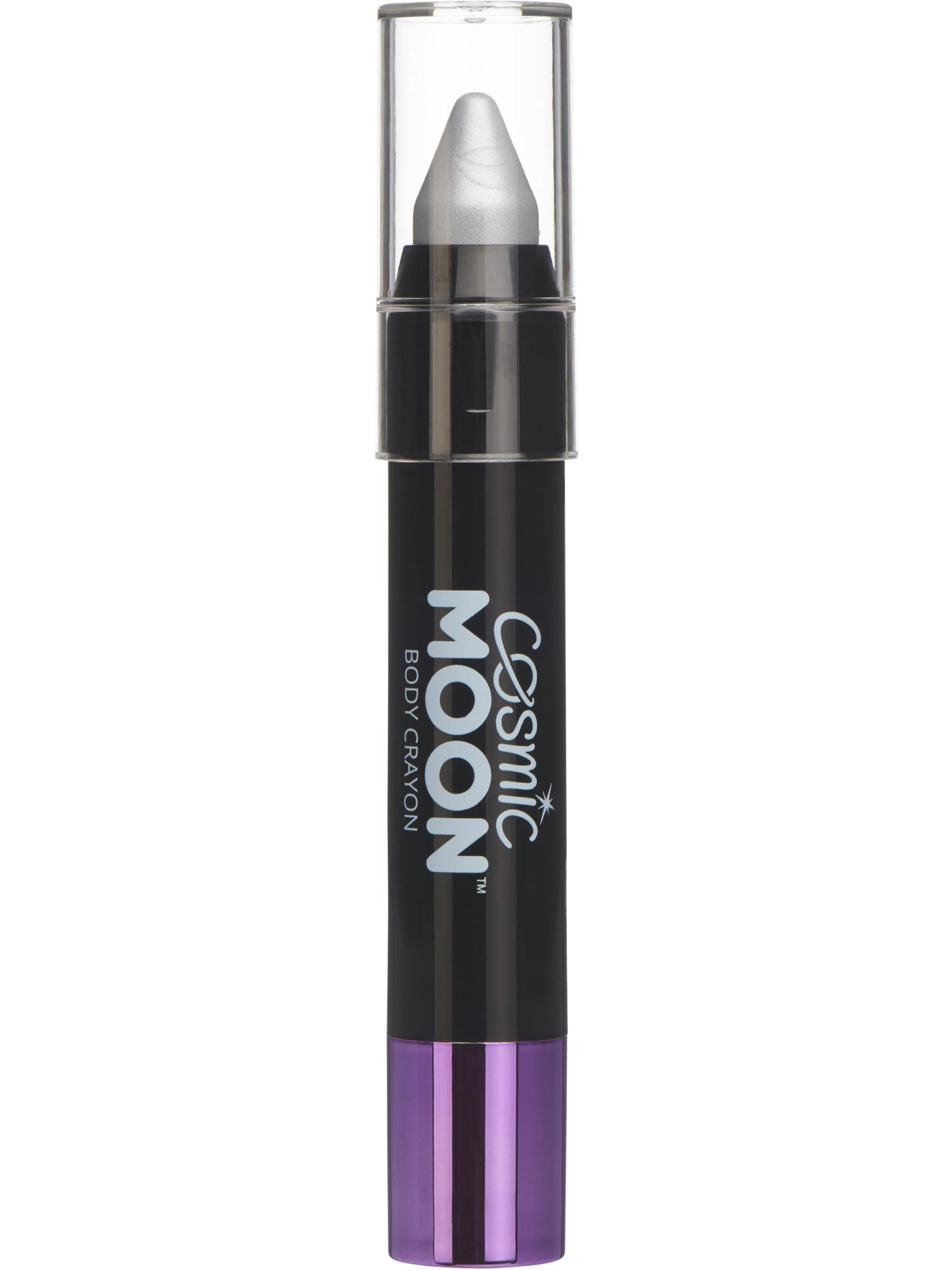 Smiffys Cosmic Moon Metallic Body Crayon, Silver CD für Unisex