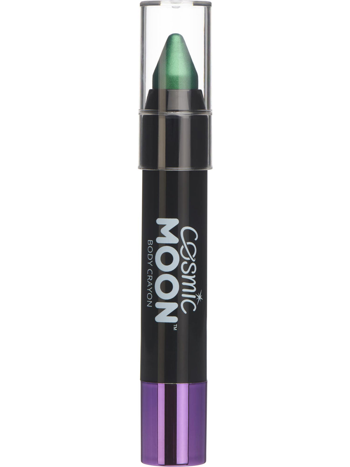 Smiffys Cosmic Moon Metallic Body Crayons, Green CD für Unisex
