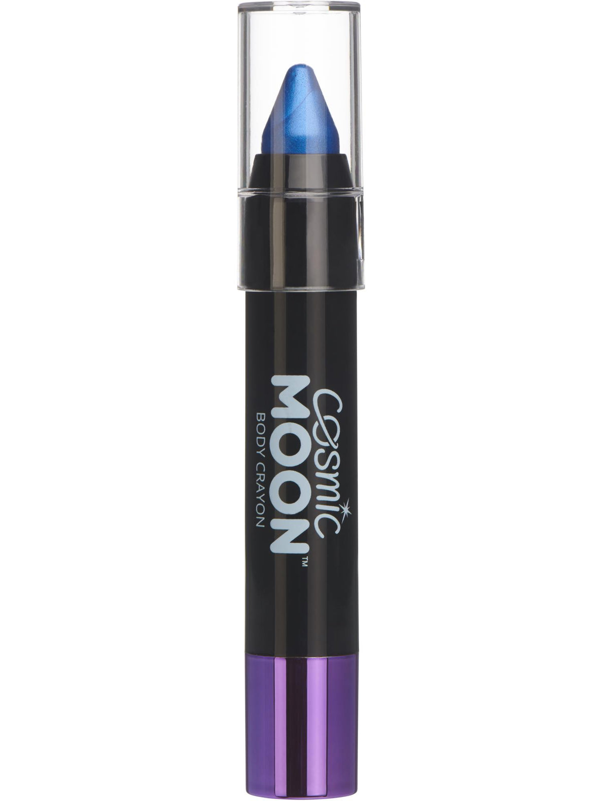 Smiffys Cosmic Moon Metallic Body Crayons, Blue CD für Unisex