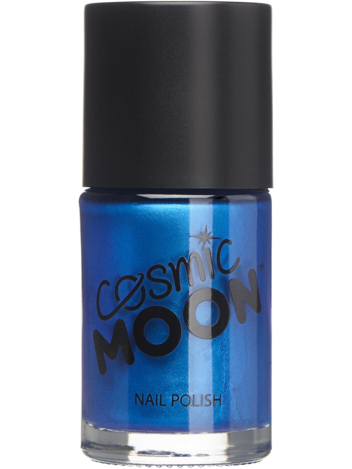 Smiffys Cosmic Moon Metallic Nail Polish, Blue CD für Unisex