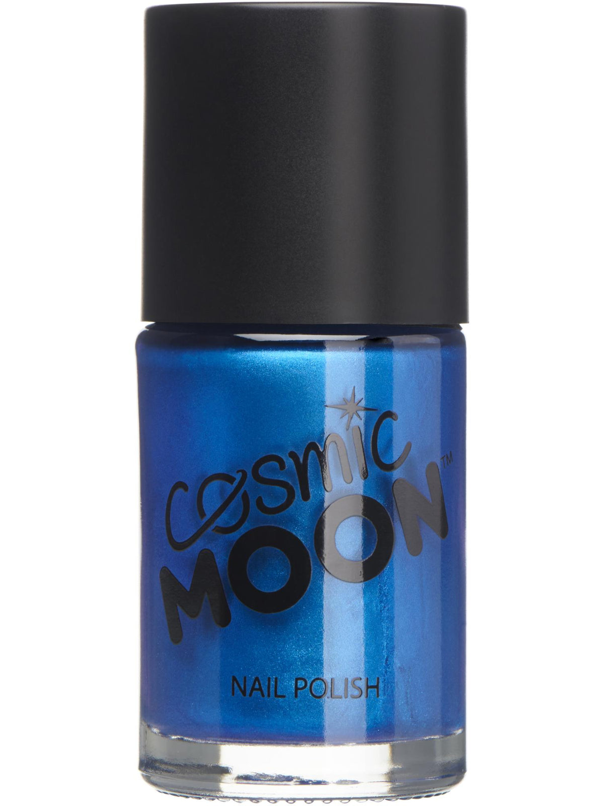 Smiffys Cosmic Moon Metallic Nail Polish, Blue CD für Unisex