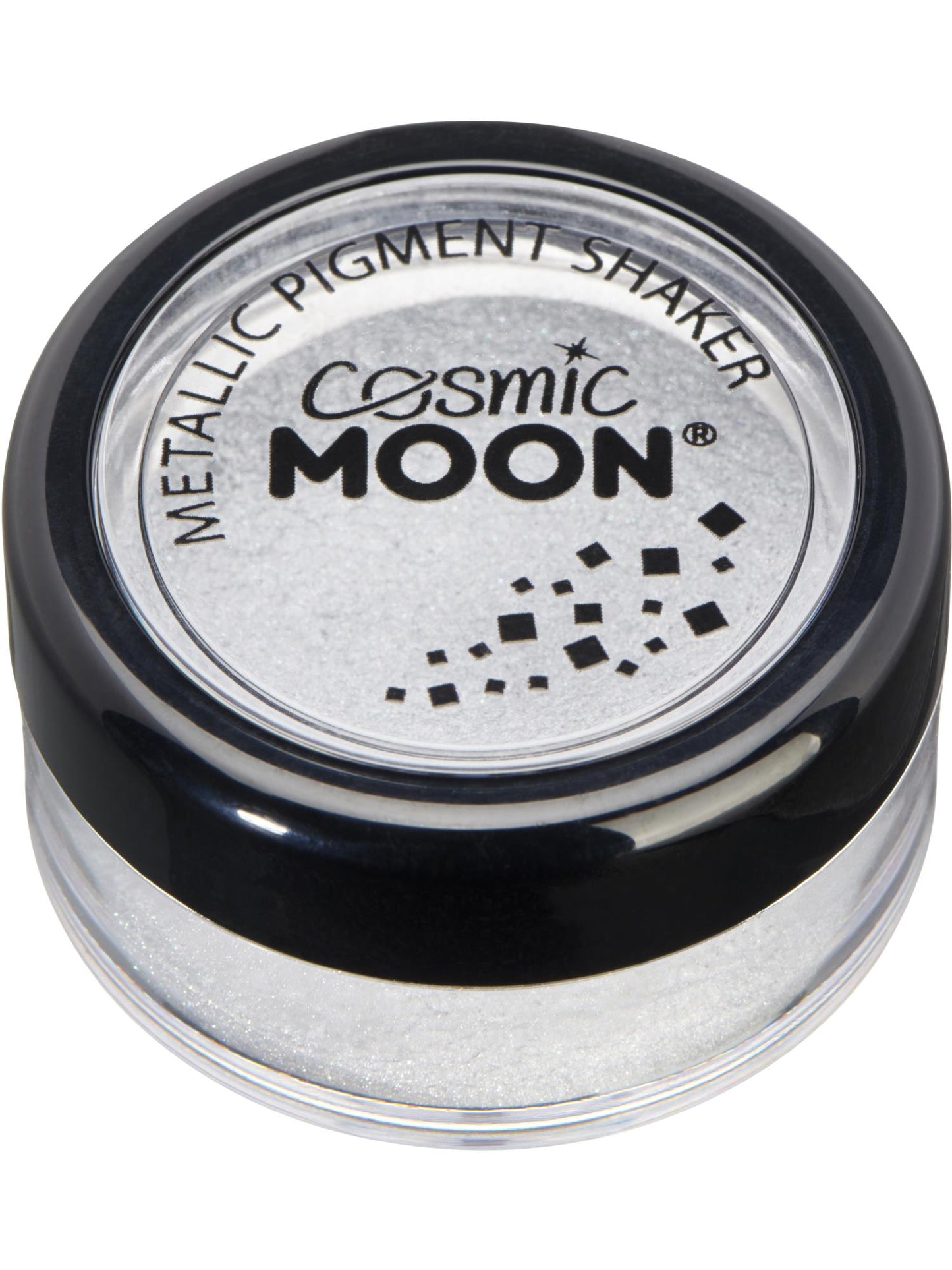 Smiffys Cosmic Moon Metallic Pigment Shaker, Silver CD für Unisex