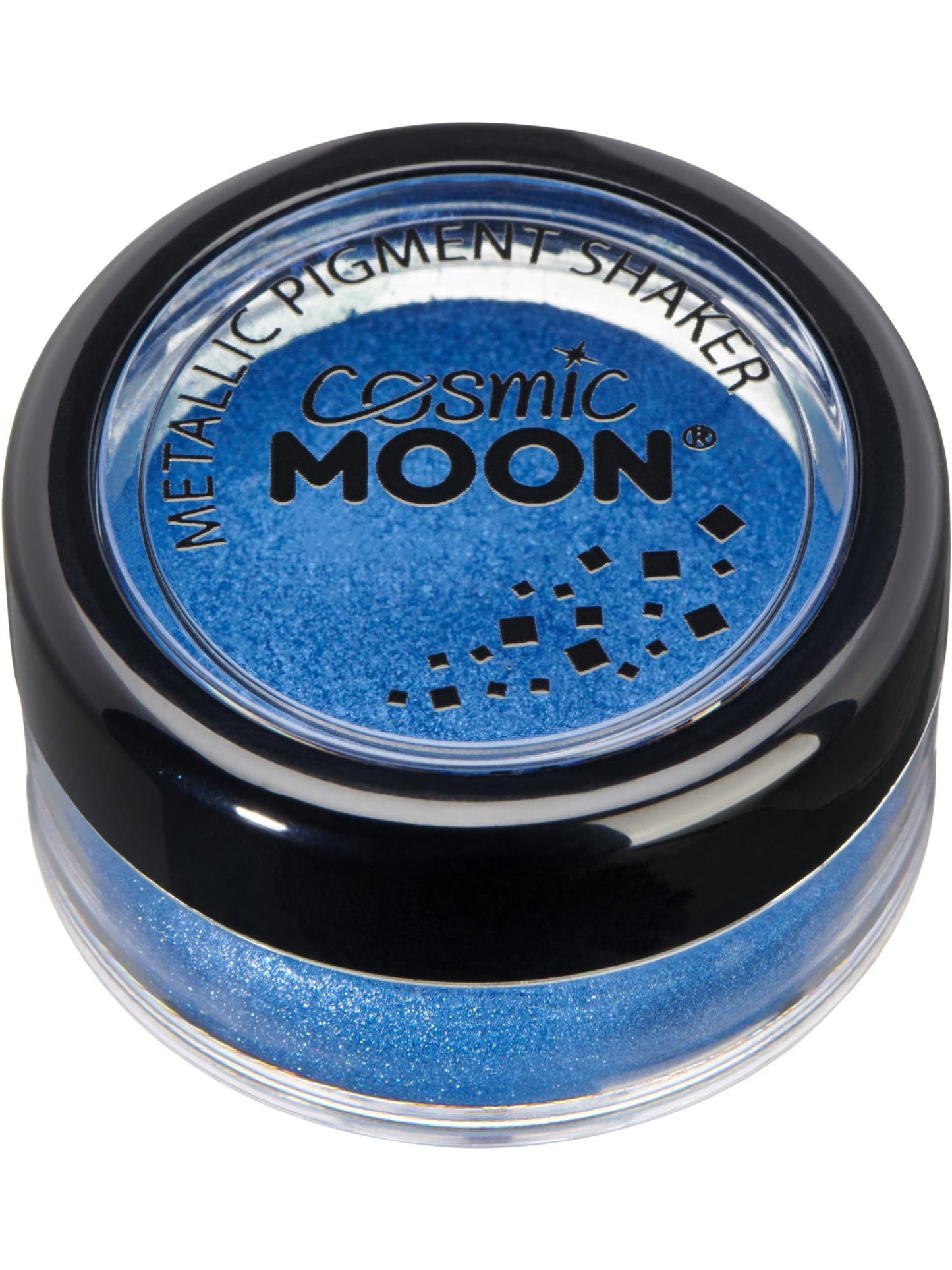Smiffys Cosmic Moon Metallic Pigment Shaker, Blue CD für Unisex