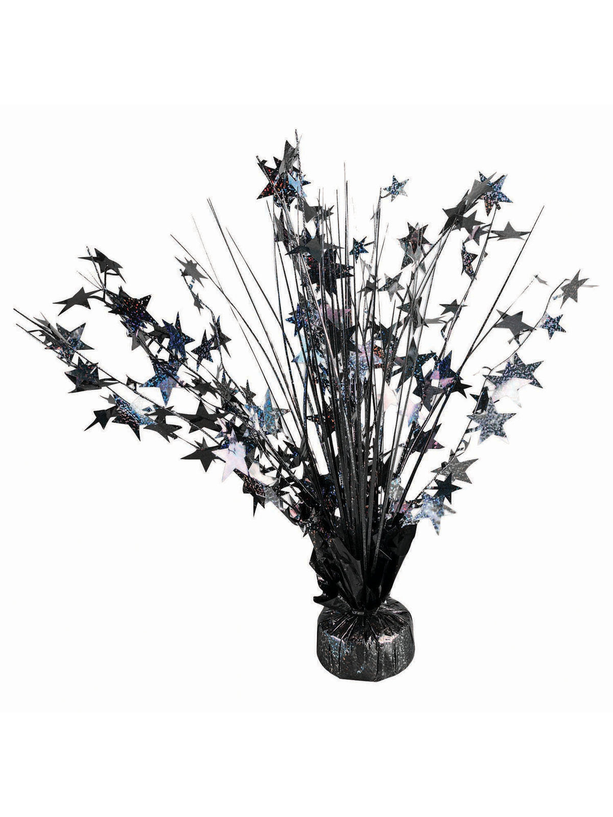Rubies Balloon Wght Star Black Holographic Party Goods