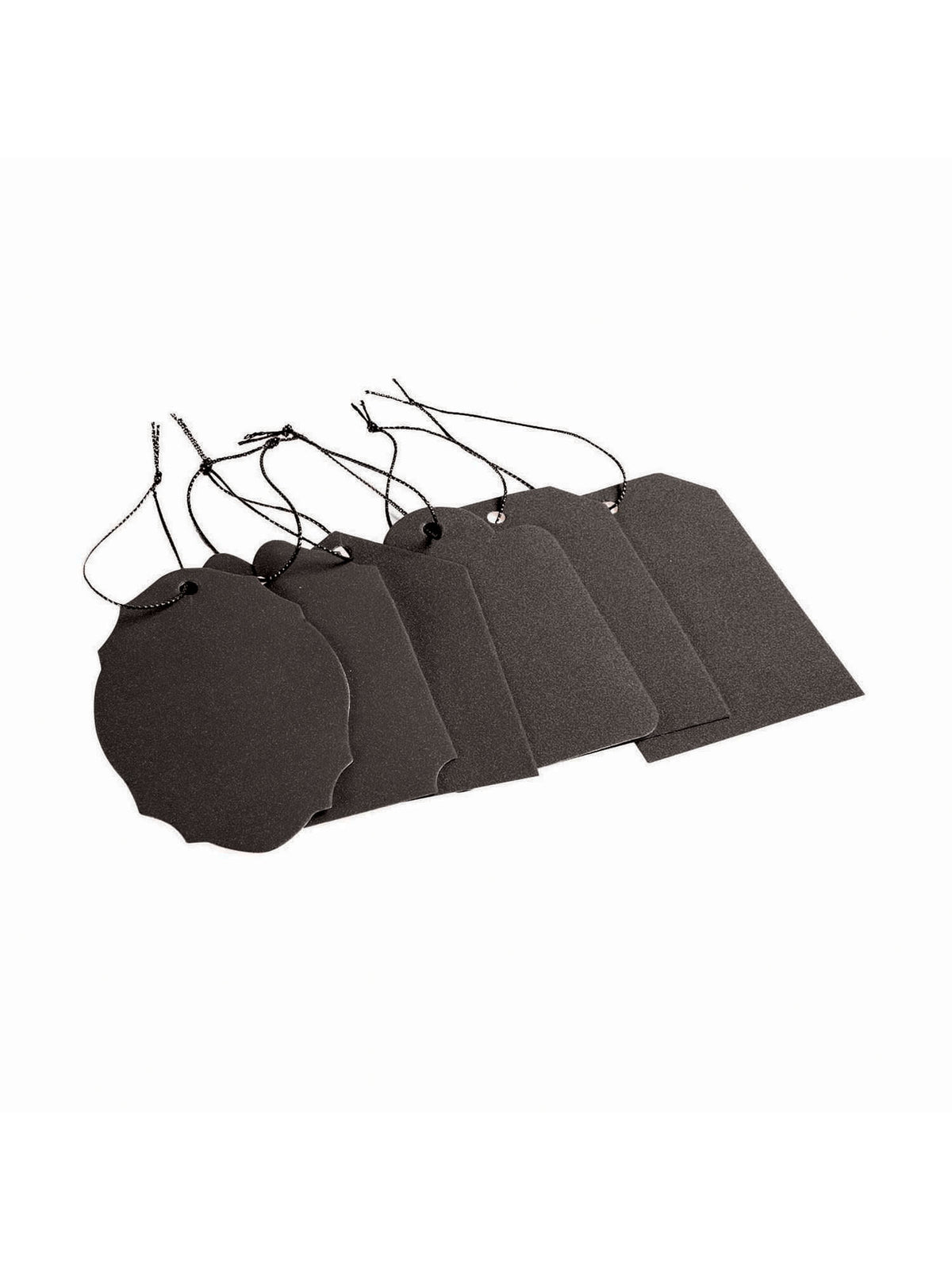 Rubies Diamond Gift Tags schwarz fuer Geschenkverpackungen