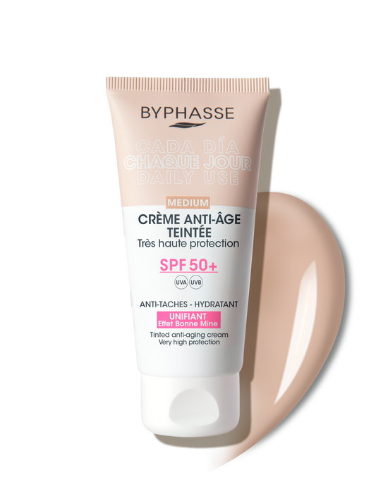 BYPHASSE BYPHASSE Antiedad Gesichtscreme mit Farbe SPF 50 Medium 50 ml Kosmetik