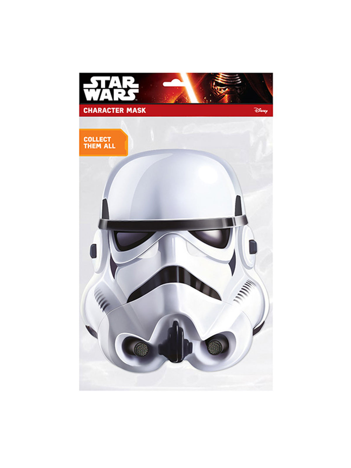 Rubies STORMTROOPER CLASSIC CARD MASK Cardboard Masks(Mask-arade)
