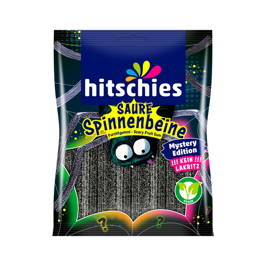 hitschies Saure Spinnenbeine Mystery Edition 125g – Produktansicht