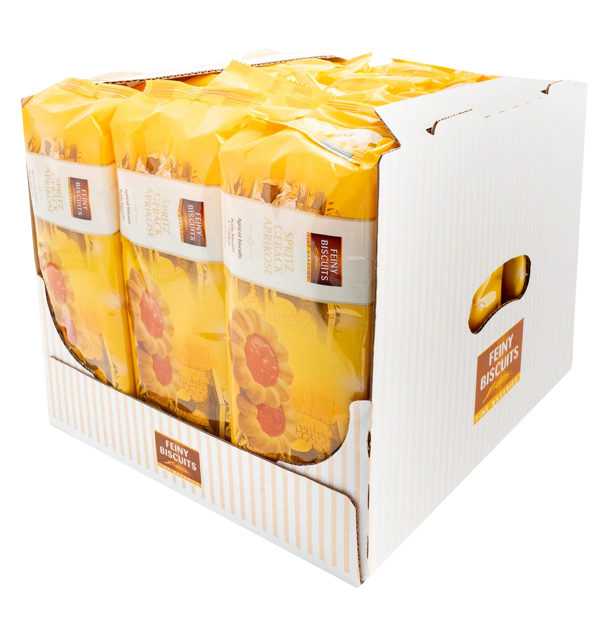 Feiny Biscuits Spritzgebäck Aprikose 235 g – fruchtiges Süssgebäck