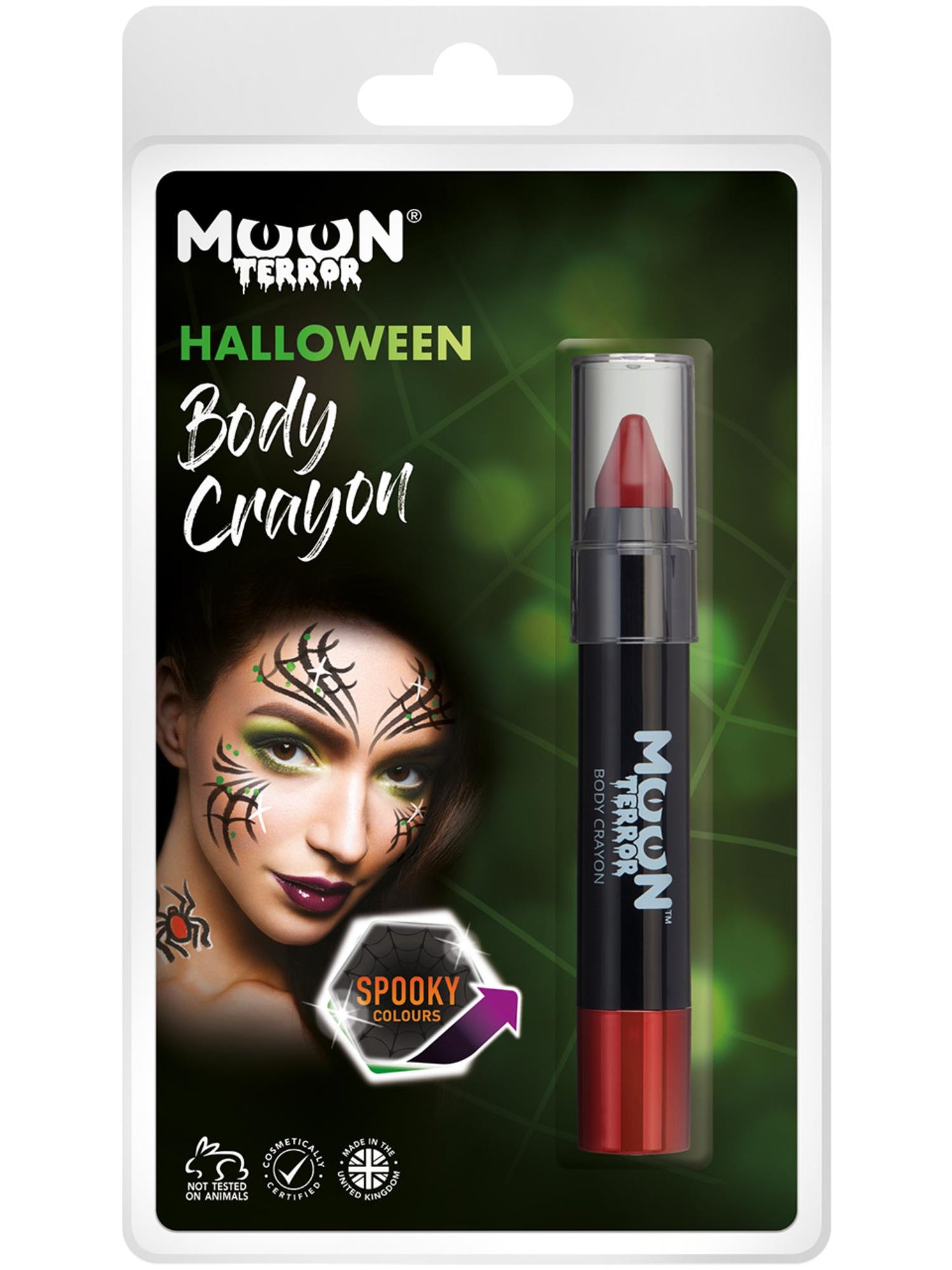 Smiffys Moon Terror Halloween Body Crayon, Red CD für Unisex