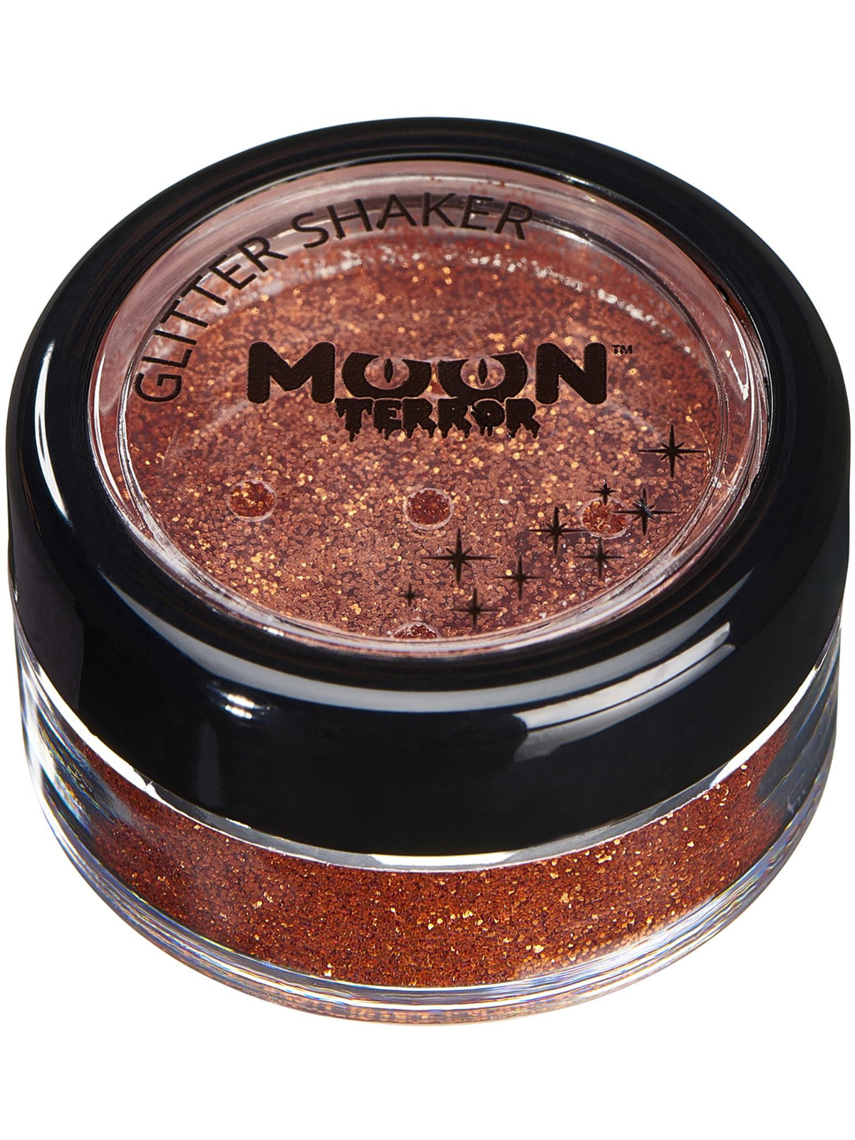 Smiffys Moon Terror Halloween Glitter Shakers Orange für Erwachsene