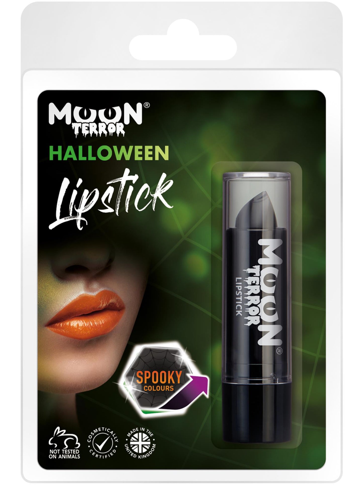 Smiffys Moon Terror Halloween Lipstick, Black CD für Unisex