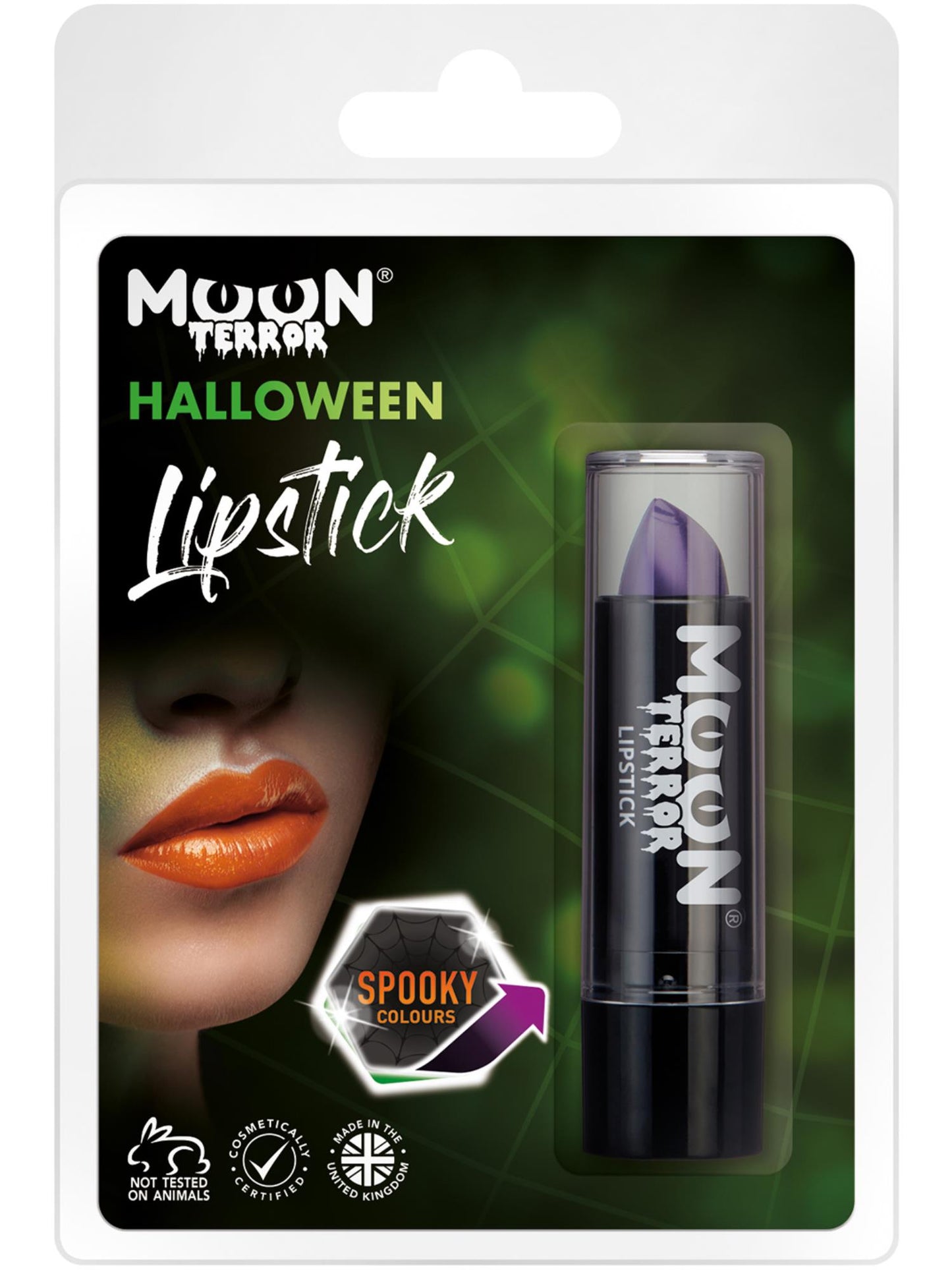 Smiffys Moon Terror Halloween Lipstick, Purple CD für Unisex