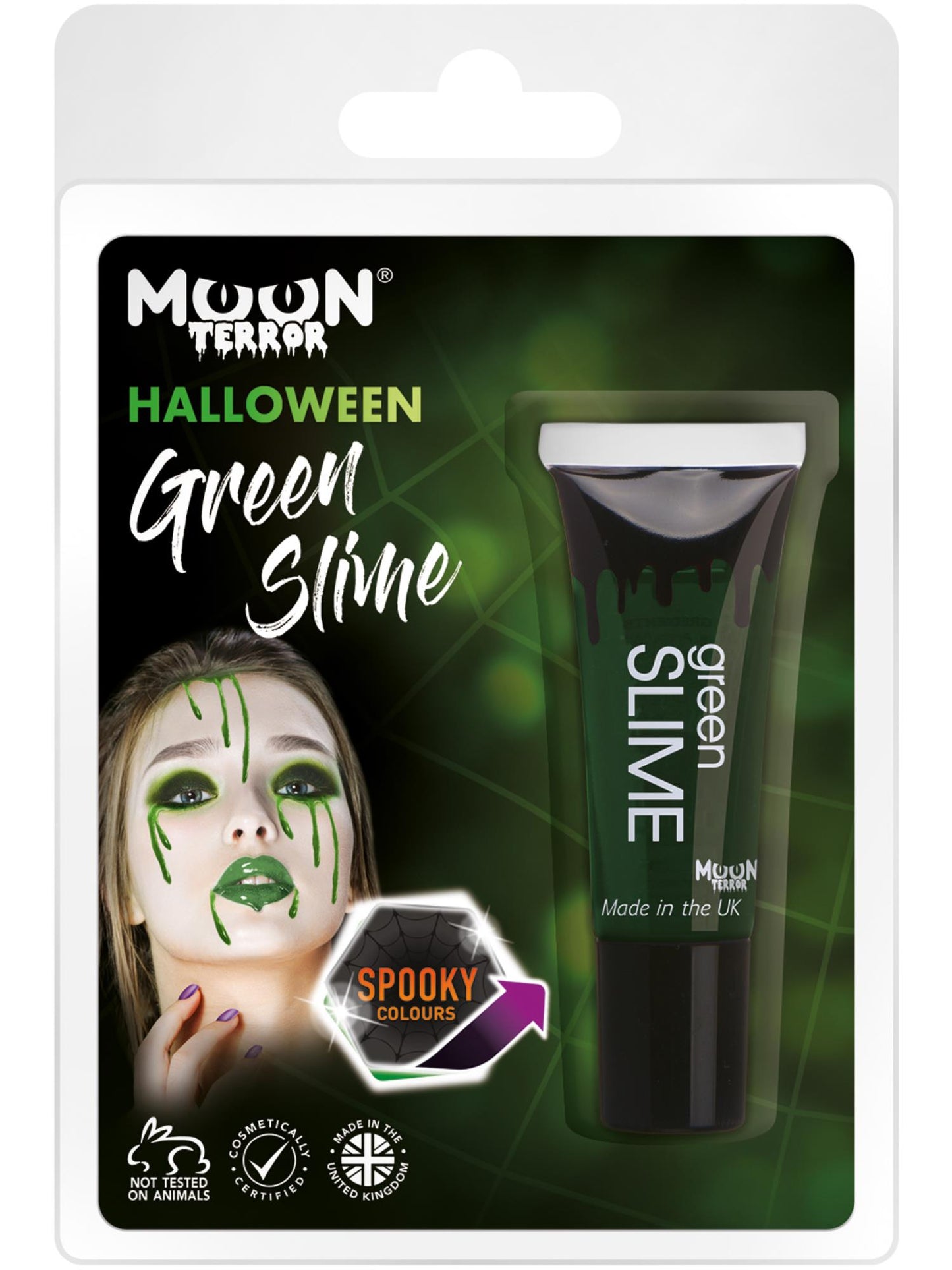 Smiffys Moon Terror Green Slime, Green CD für Unisex
