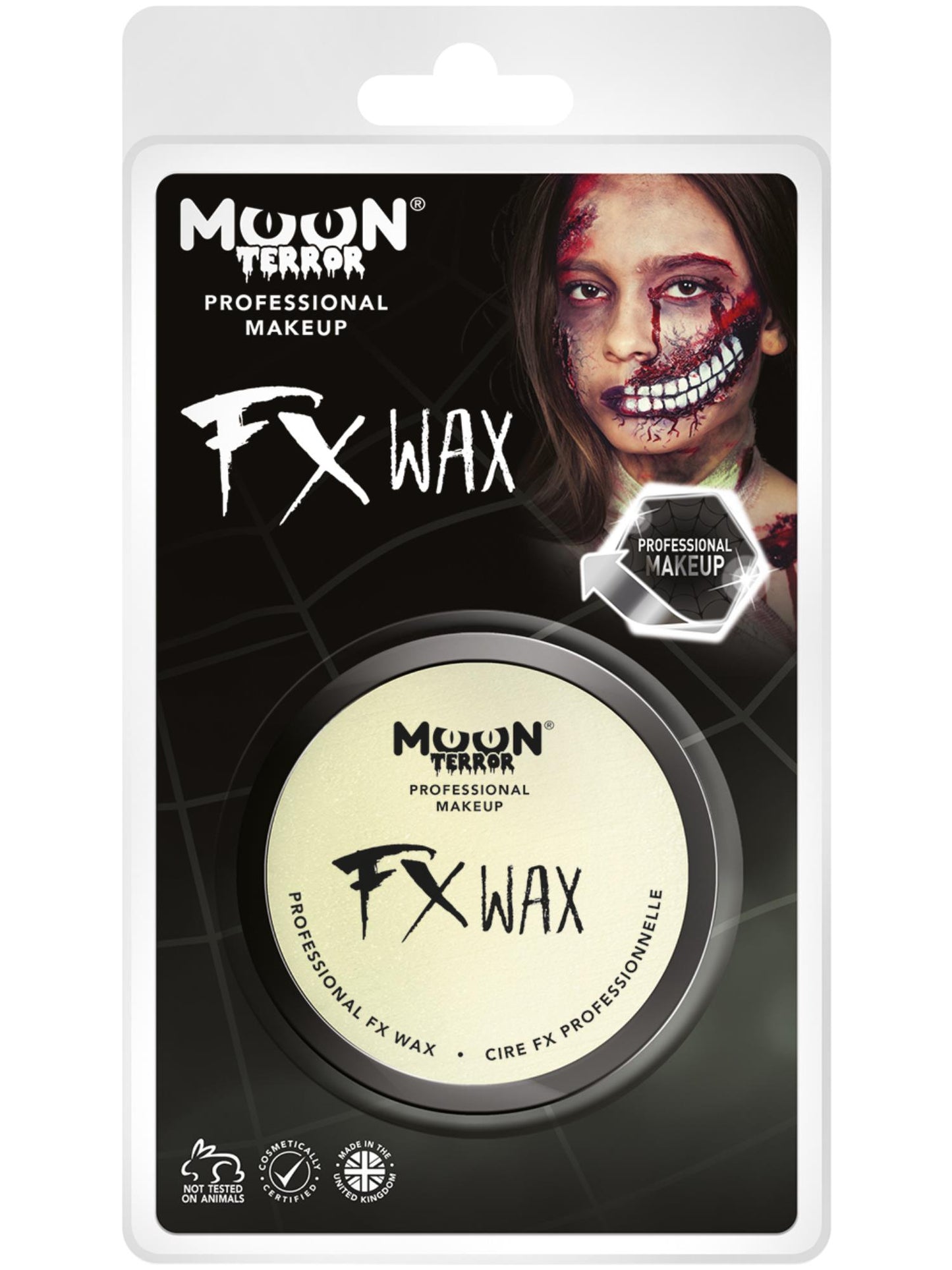 Smiffys Moon Terror Pro FX Scar Wax, White CD für Unisex