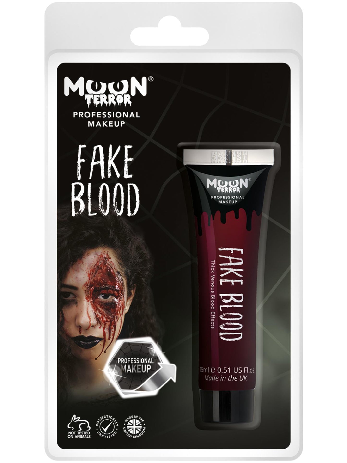 Smiffys Moon Terror Pro FX Fake Blood, Red CD für Unisex