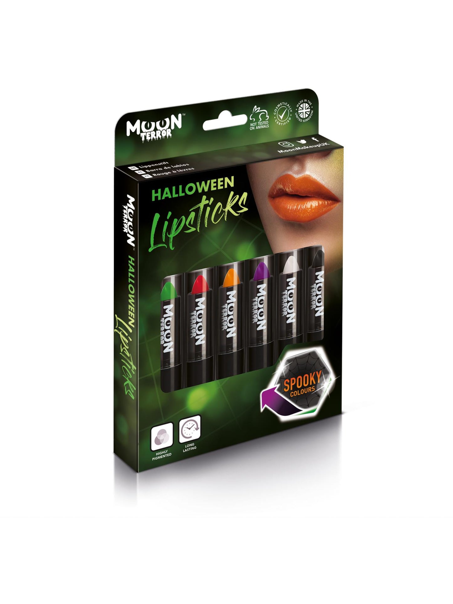 Smiffys Moon Terror Halloween Lipstick, Assorted CD für Unisex