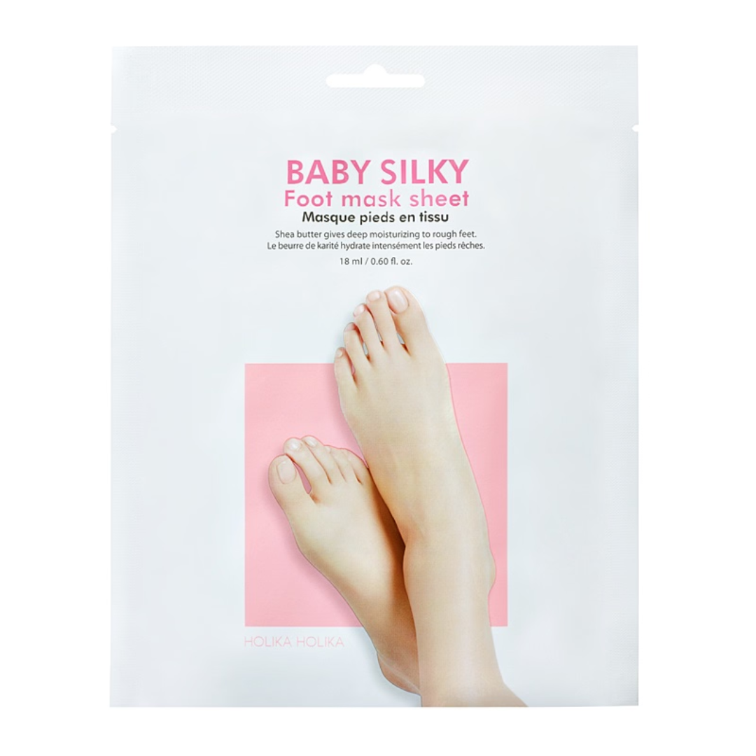 HOLIKA HOLIKA Baby Silky Foot Mask Fußmaske pflegend und feuchtigkeitsspendend Kosmetik