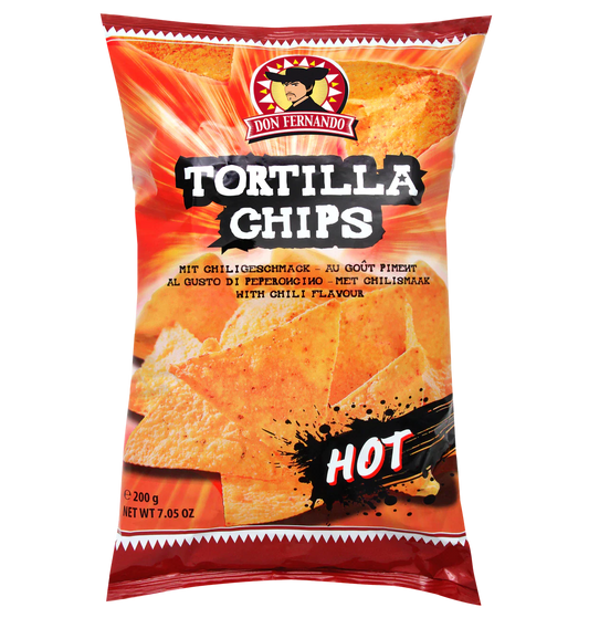 Don Fernando Tortilla Nacho Chips mit Chilligeschmack 200g – Produktansicht