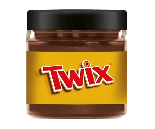 Twix Brotaufstrich mit Schokolade-Karamell-Geschmack und Keks-Stückchen