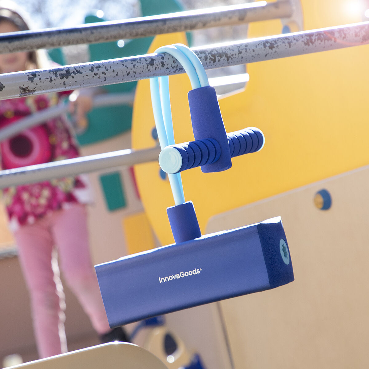 Blauer Gummi-Pogospringer FunP von InnovaGoods – Ansicht 8