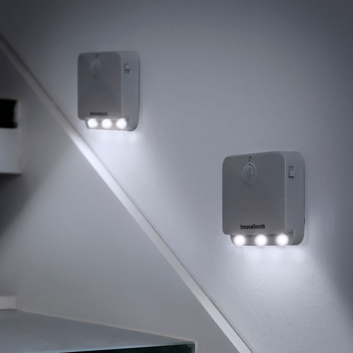 Lumtoo LED-Lampe mit Bewegungssensor von InnovaGoods, 2er-Set – Ansicht 8
