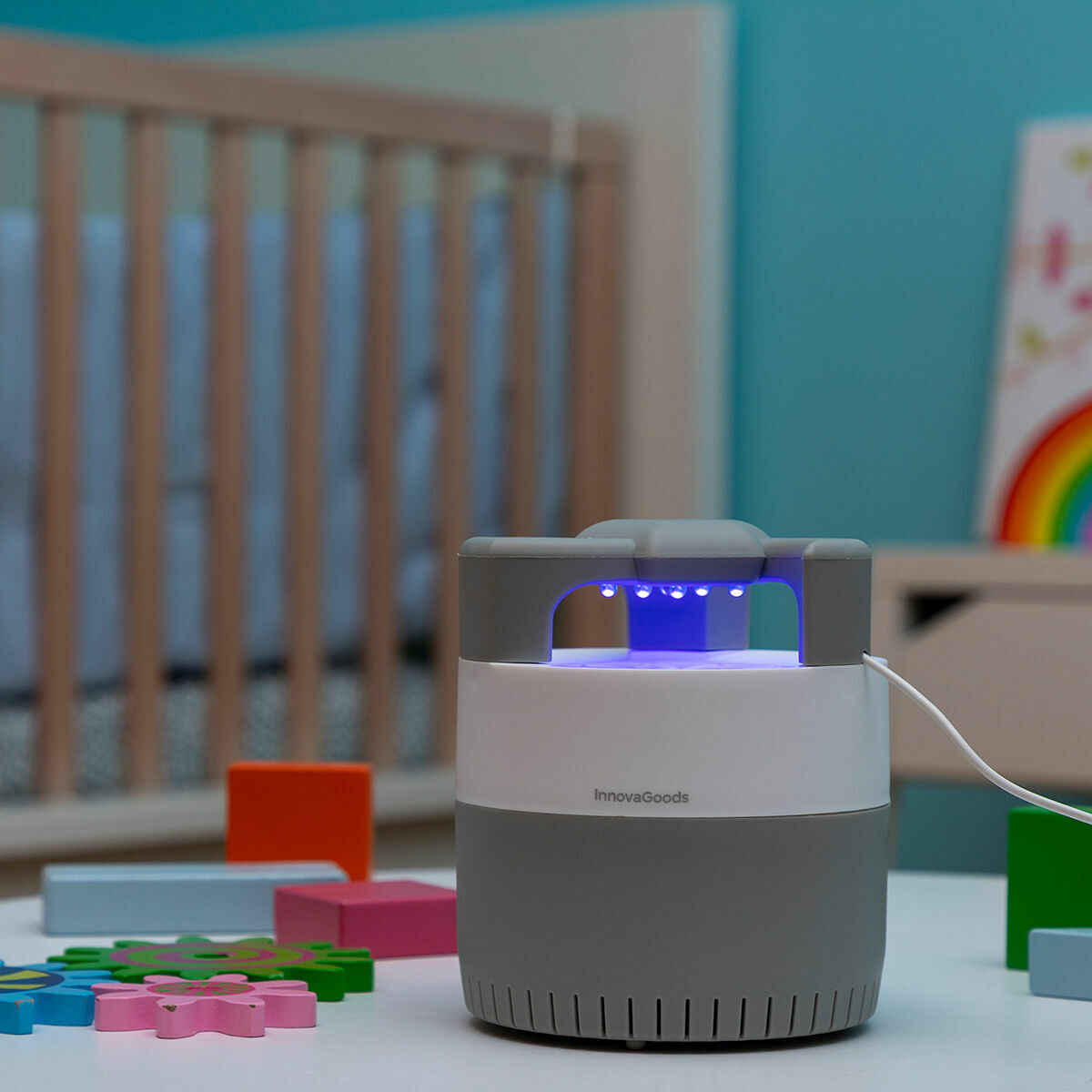 Anti-Mücken-Sauglampe KL Silen von InnovaGoods mit UV-LEDs und USB-Anschluss – Ansicht 8