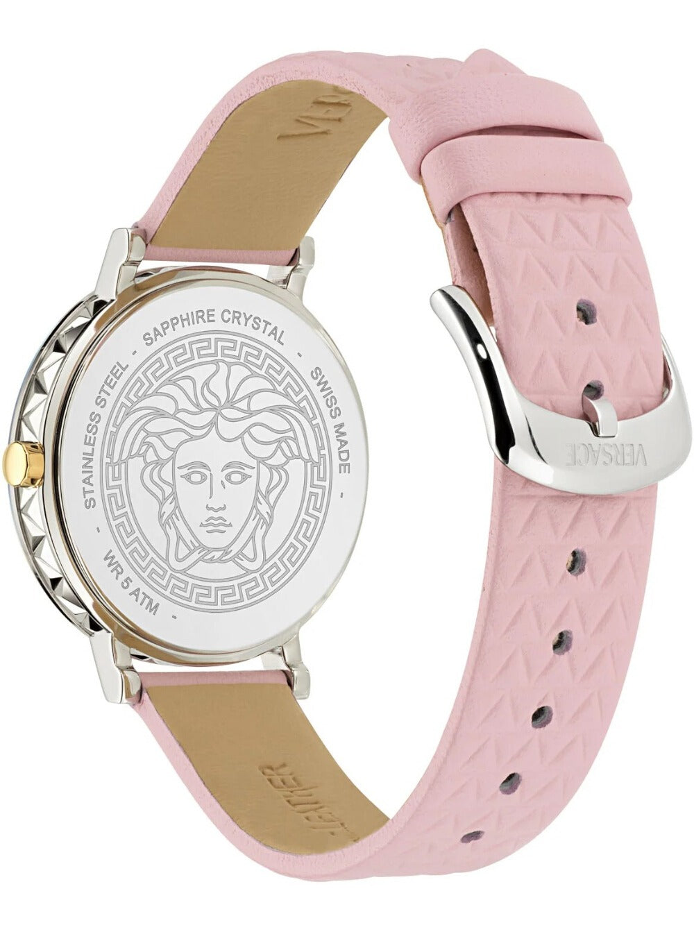 Versace Daedalus Uhr Pink – Seitenansicht