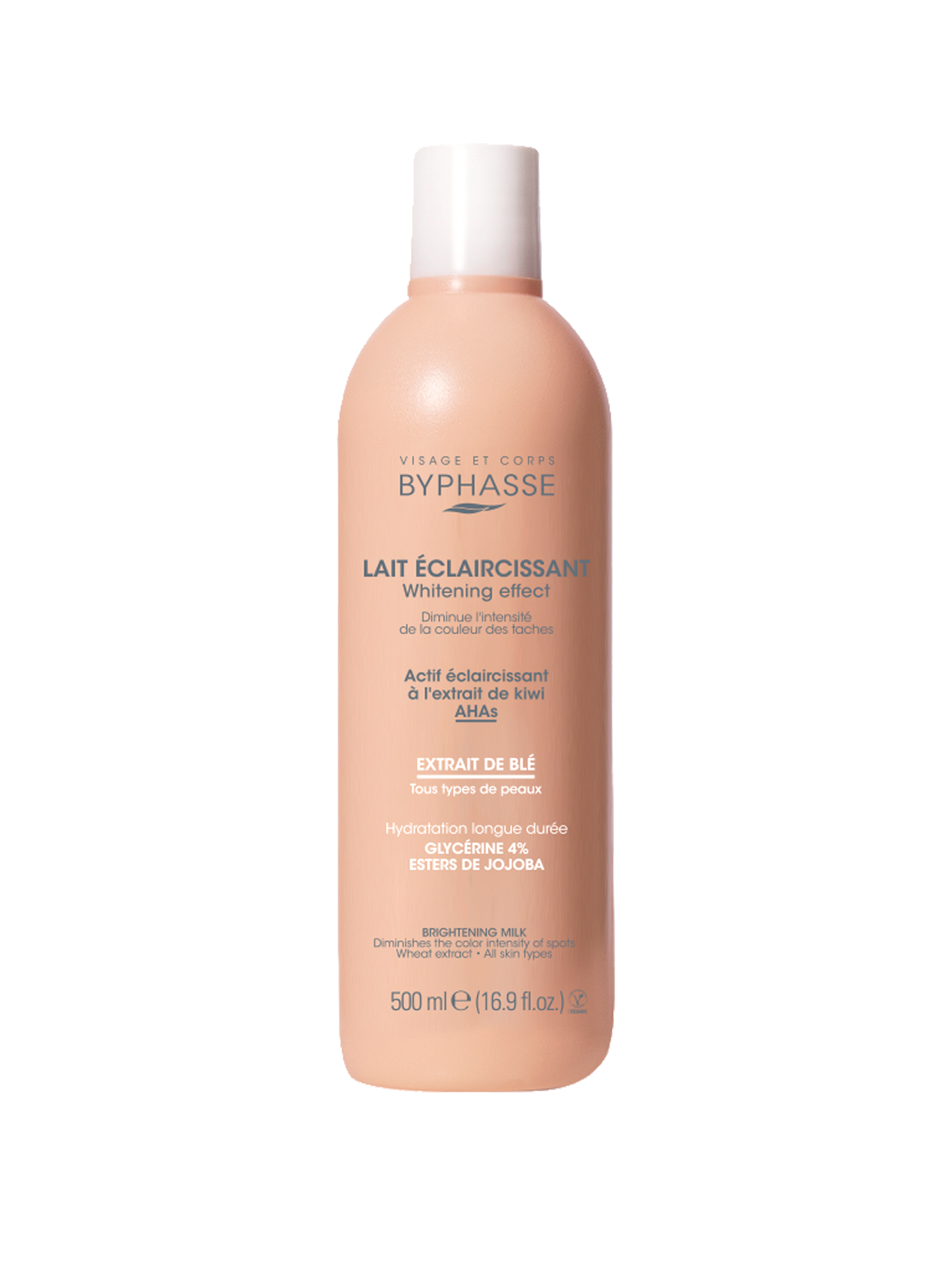 Byphasse Leche Corporal Aclarante De Trigo 500 ml
