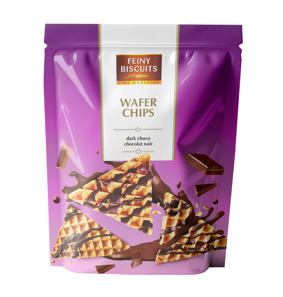 Feiny Biscuits Wafer Chips mit Kakaoglasur 70 g