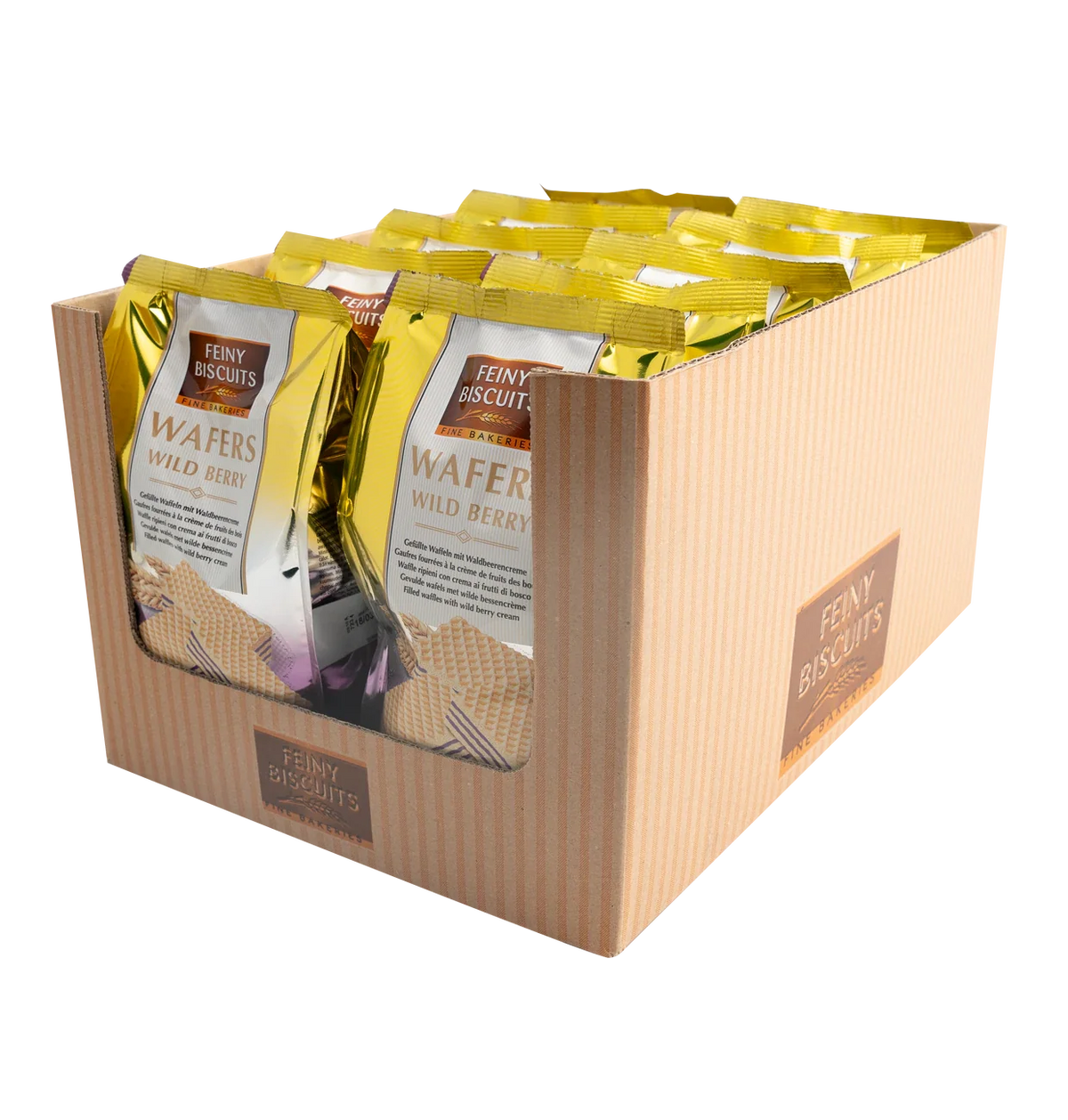 Feiny Biscuits Wafer Chips mit Kakaoglasur – gesalzen 70 g