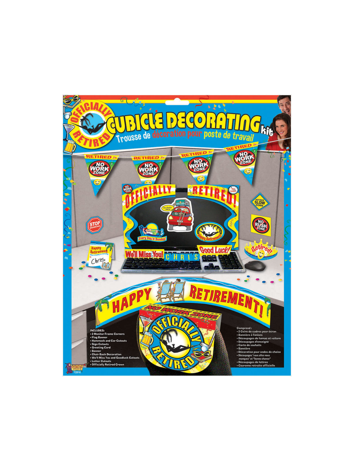 Rubies Retirement Cubicle Decor Kit Party Goods